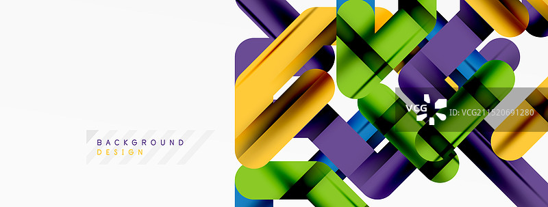 动态多彩线条的极简抽象背景图片素材