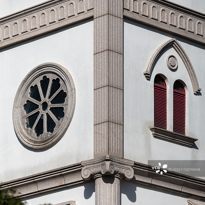 上海崇明大公所天主堂图片素材