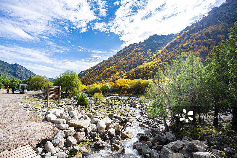 武威天祝冰沟河生态文化旅游景区图片素材