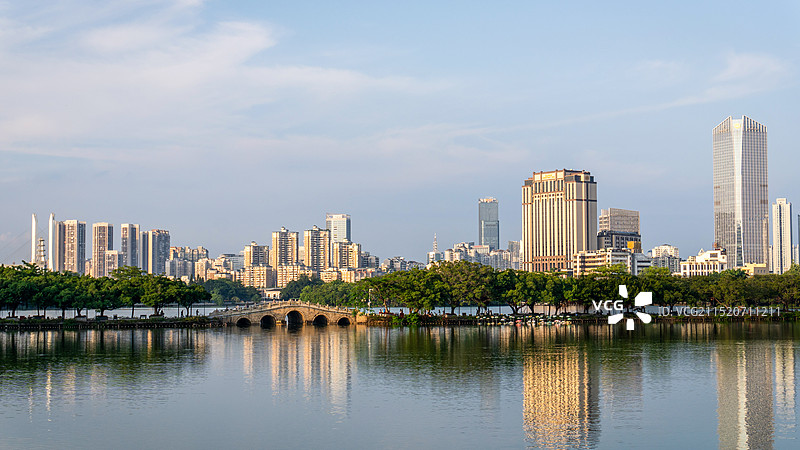 广东惠州西湖城市建筑环境背景图图片素材