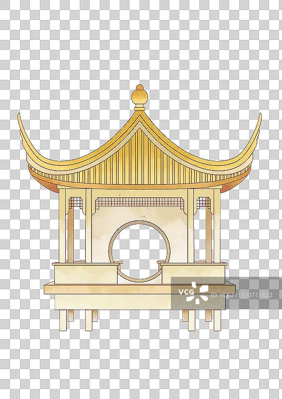 水上凉亭图片素材