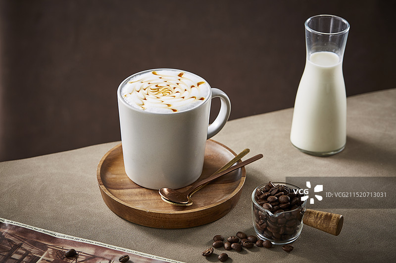 焦糖玛奇朵图片素材