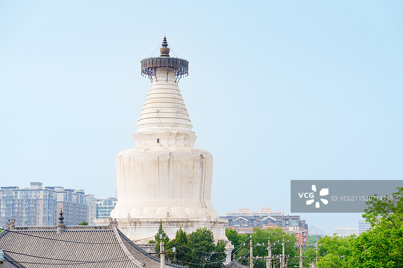 北京妙应寺白塔图片素材