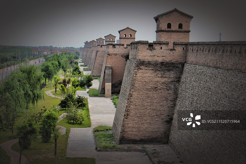 山西晋中平遥古城镇国寺图片素材