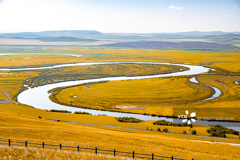 呼伦贝尔额尔古纳市乌兰山景区图片素材