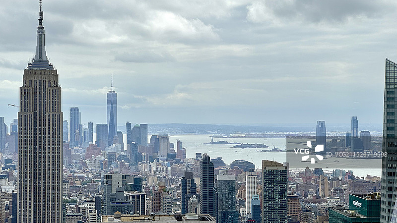 纽约洛克菲勒中心图片素材