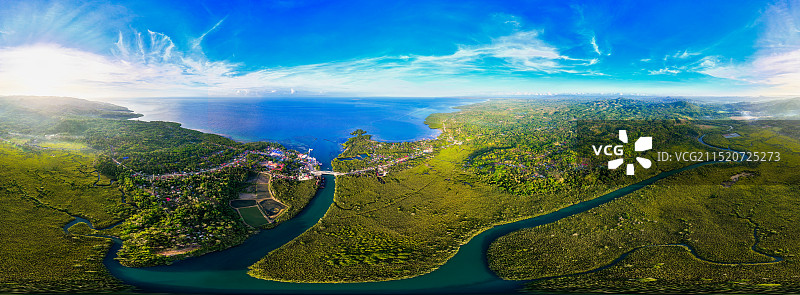 宿务省Cebu，保和岛Bohol ，洛艾Bayan ng Loay，洛博克河Loboc River图片素材