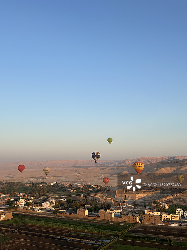 埃及热气球图片素材