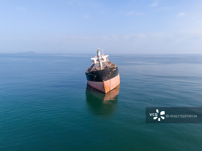 威海沉船图片素材