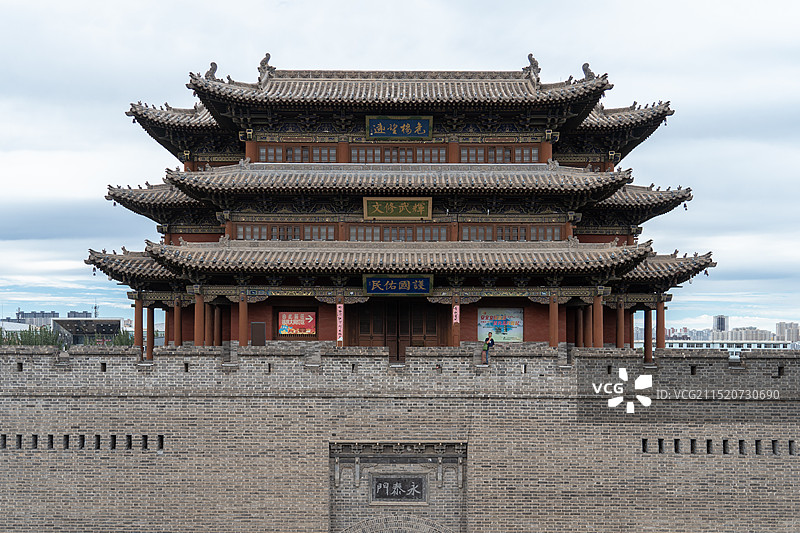 大同城墙图片素材
