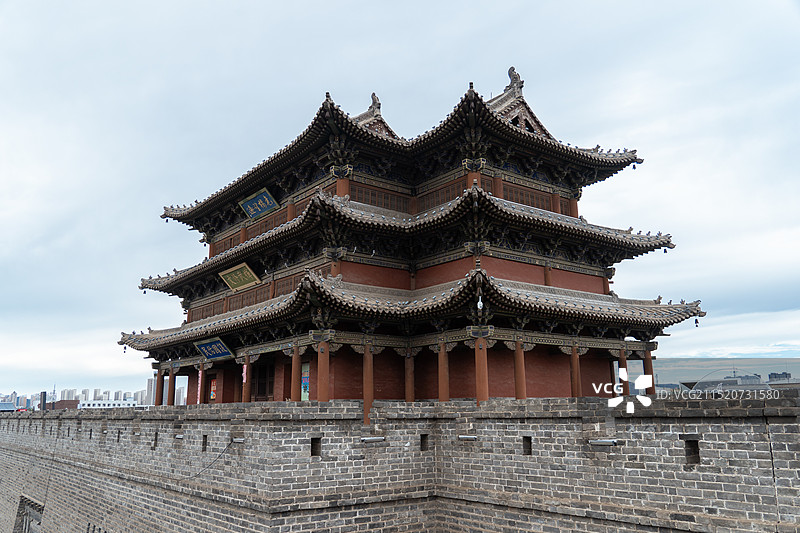 大同城墙图片素材