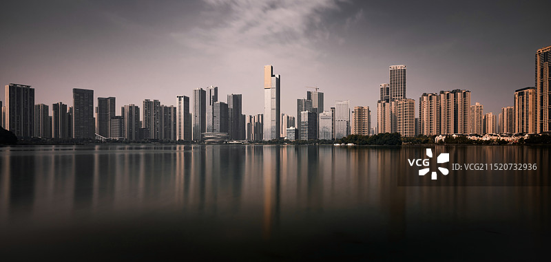 长沙湘江新区梅溪湖CBD图片素材