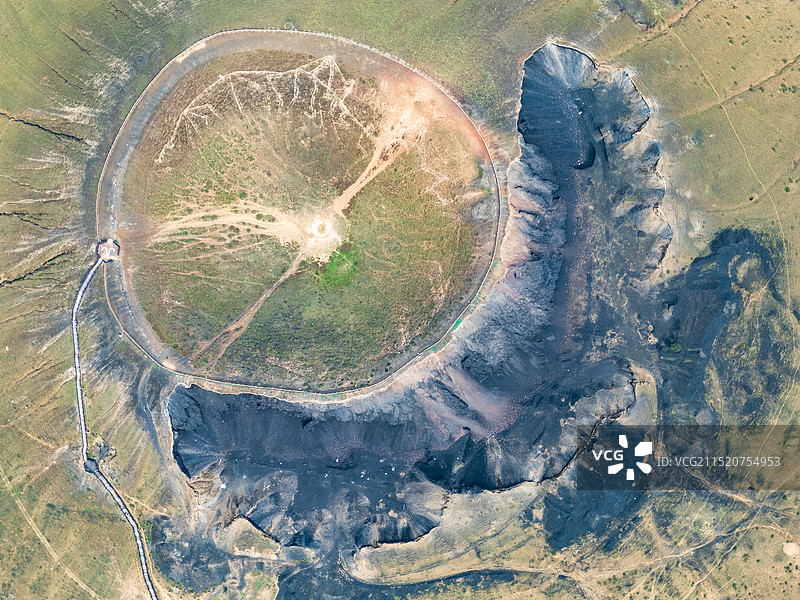 乌兰察布3号火山图片素材