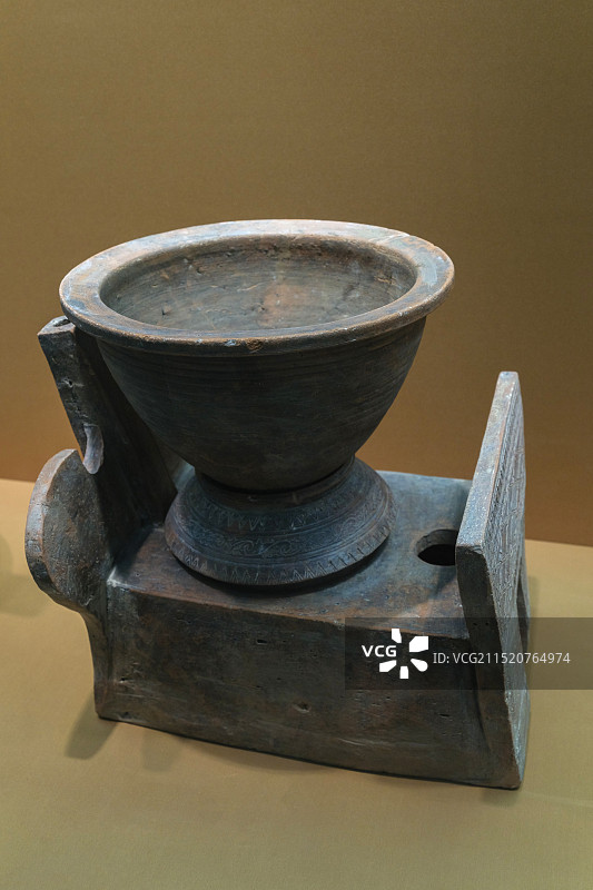 陶灶 东汉 睢宁县刘楼出土 南京博物院历史馆藏图片素材