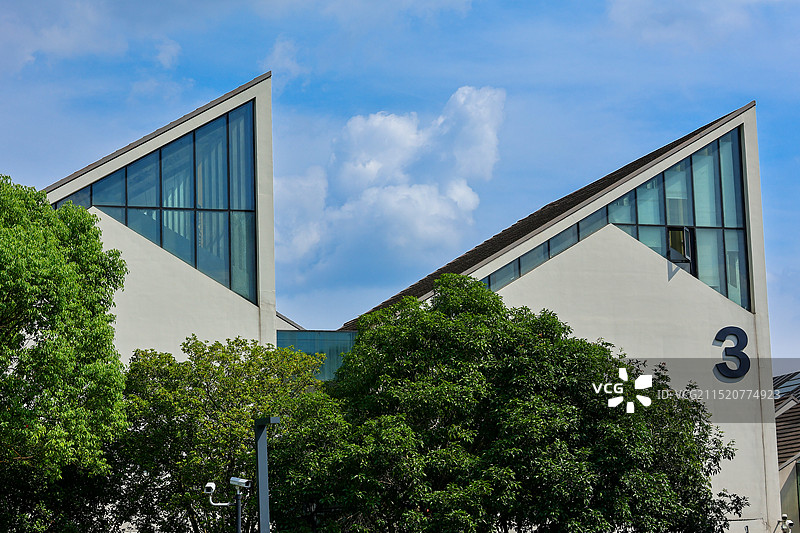 良渚玉鸟集建筑风格图片素材