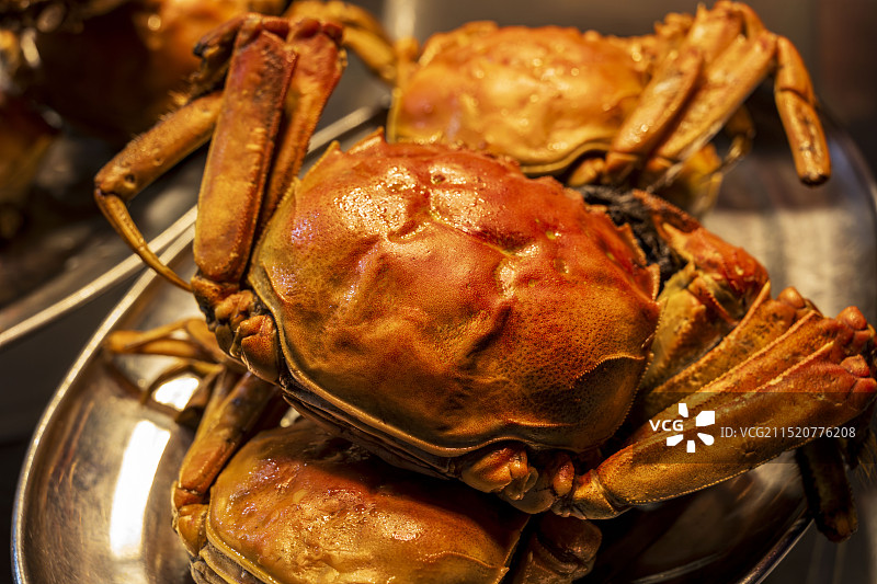 螃蟹美食大餐图片素材