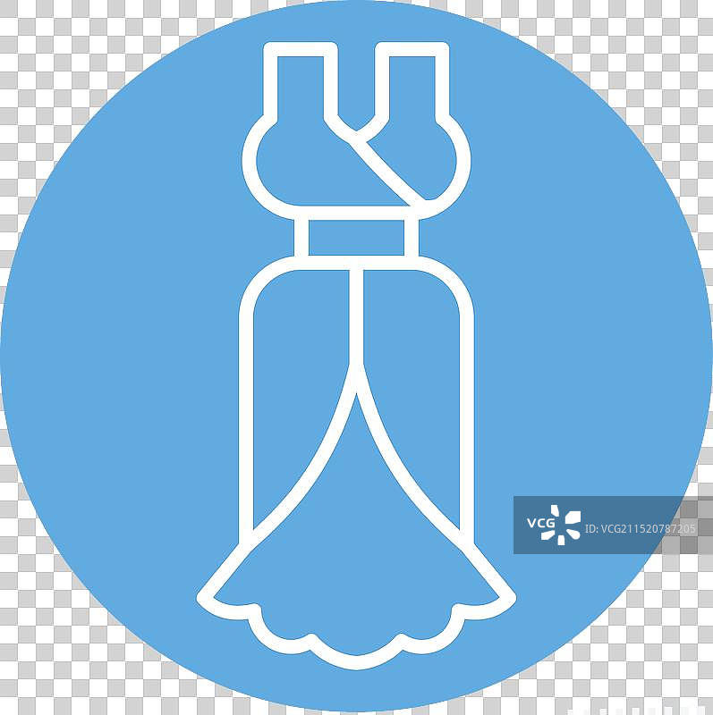 法国风情连衣裙图标图片素材