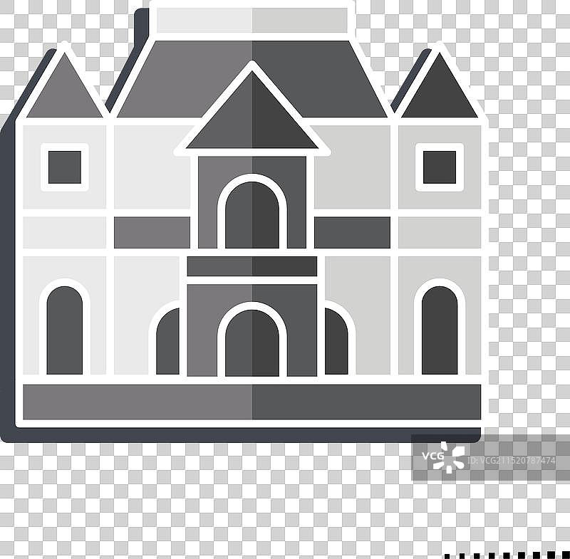 法国罗丹博物馆相关符号图标图片素材