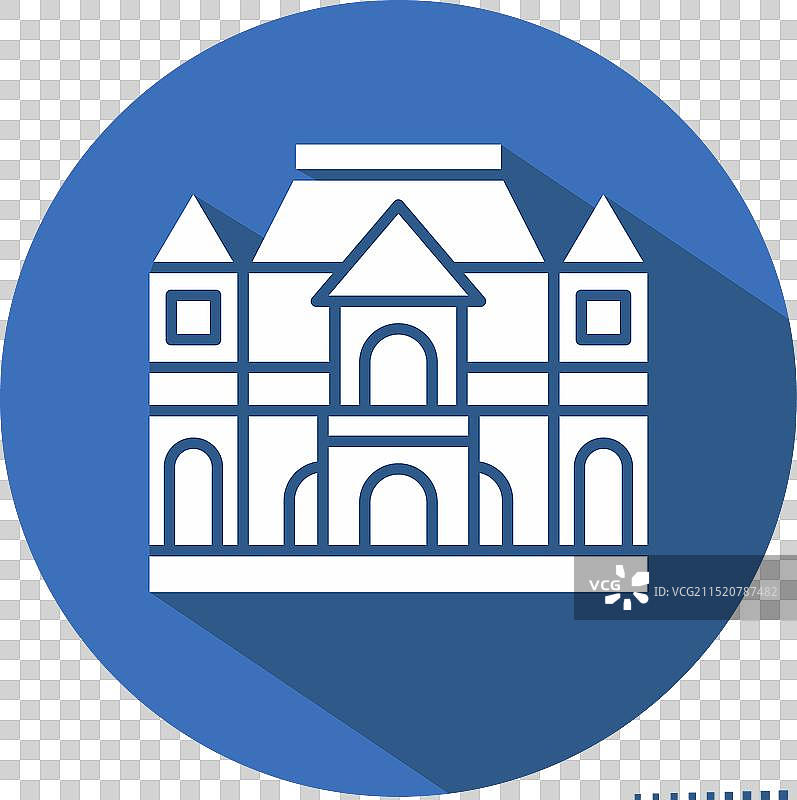 与法国相关的罗丹博物馆图标图片素材