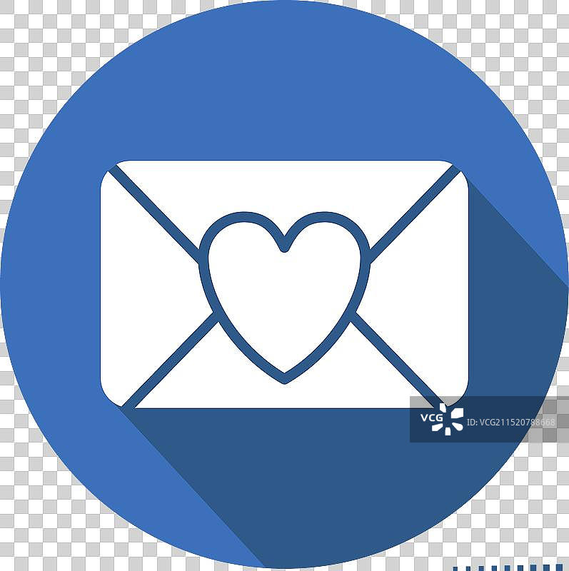 情人节爱心信件图标图片素材