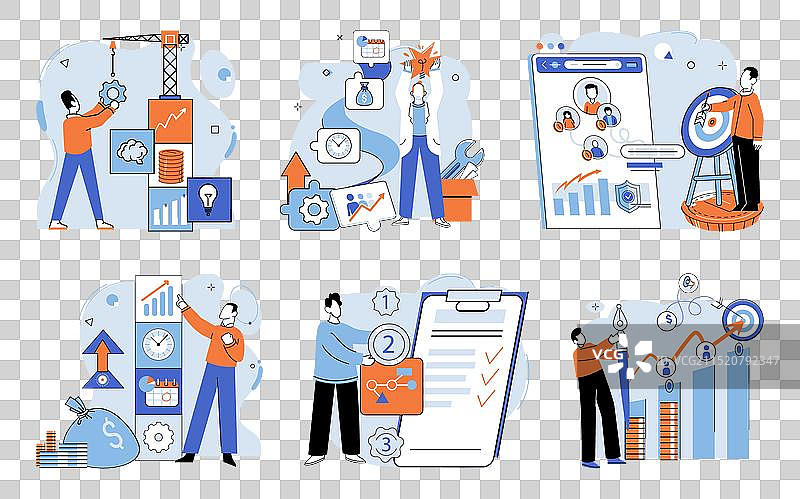 业务拓展强大管理方案图片素材