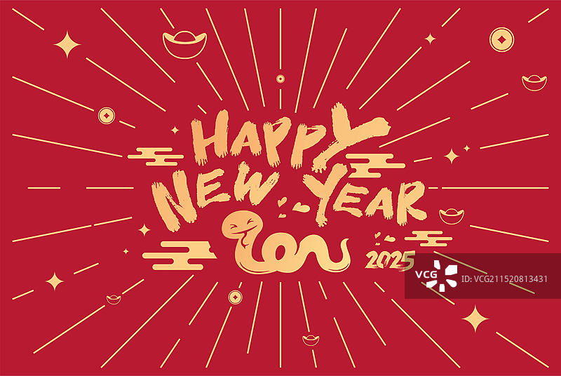 2025国潮蛇年图片素材