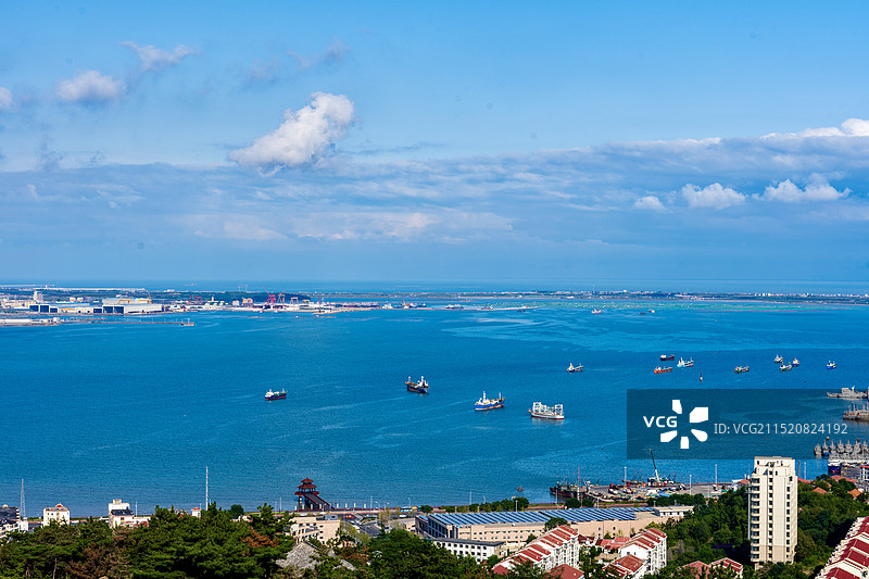 山东威海石岛湾图片素材