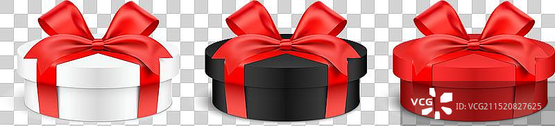 红黑白圆形矮凳合集图片素材