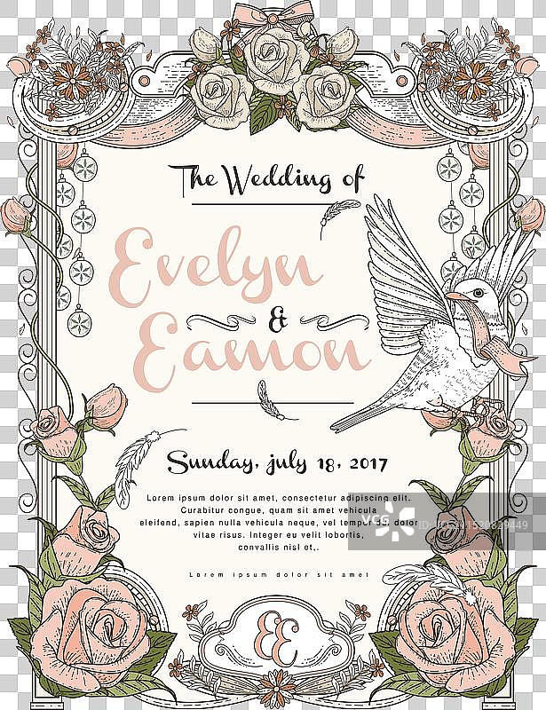 婚礼庆典海报图片素材