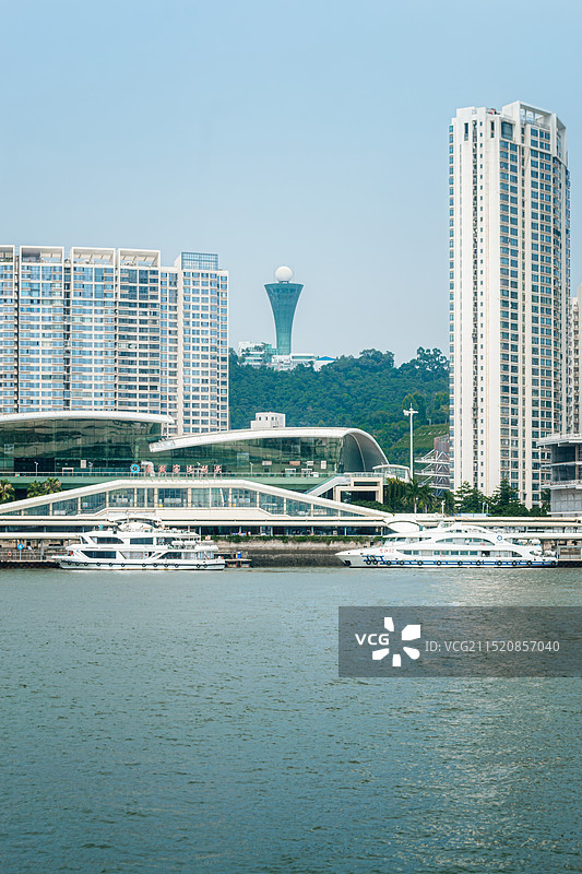 厦鼓客运码头厦门海上明珠塔图片素材