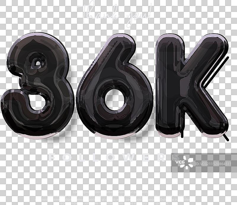 感谢3.6万粉丝的优雅设计图片素材