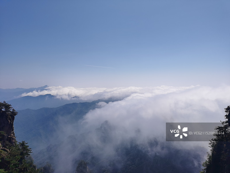 老君山 云海 金顶图片素材