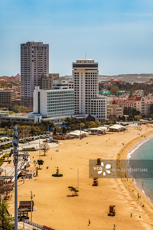 青岛第一海水浴场（青岛海滨风景区）图片素材