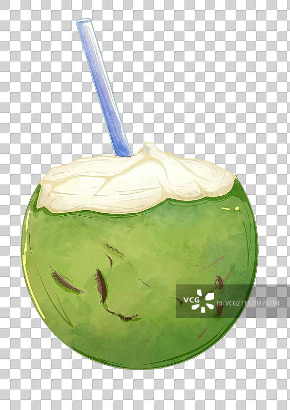 椰子椰汁图片素材