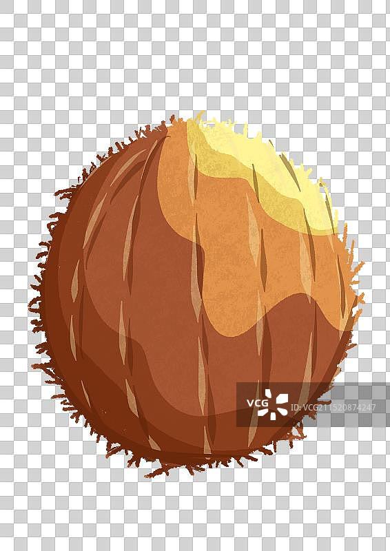 卡通椰子图片素材