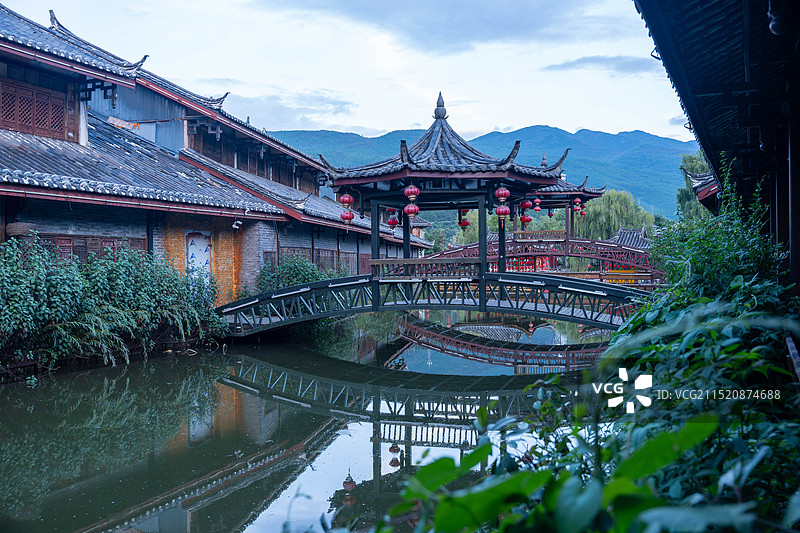 丽江观音峡景区图片素材