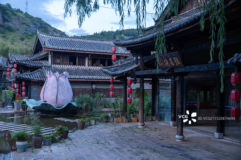 丽江观音峡景区图片素材