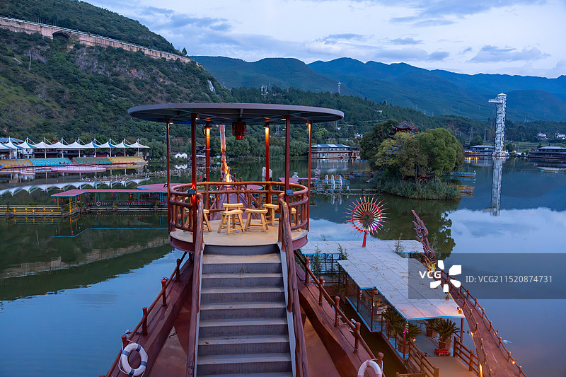 丽江观音峡景区图片素材