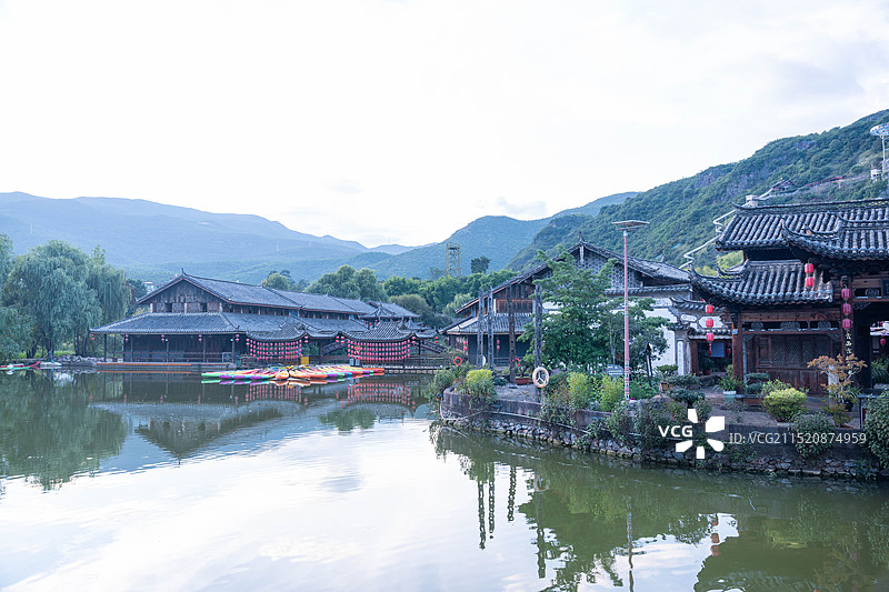 丽江观音峡景区图片素材