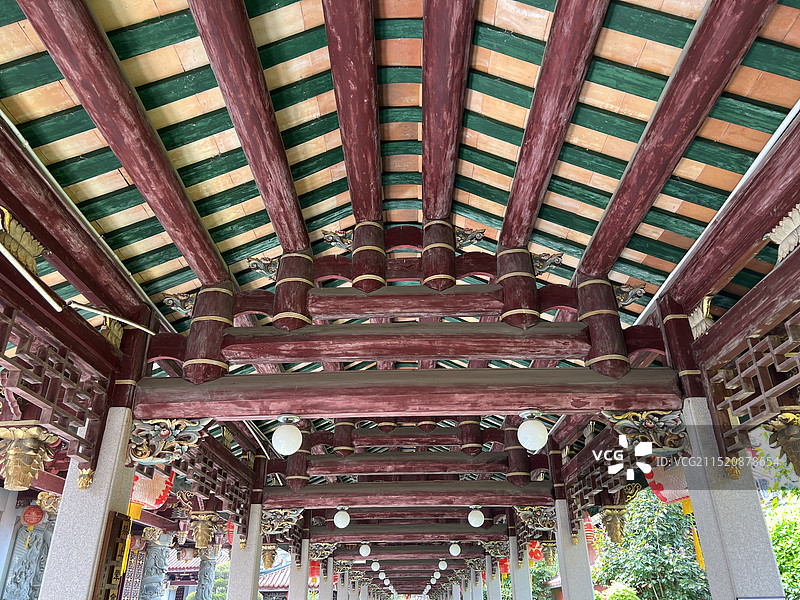 潮州古城开元寺建筑雕刻文化图片素材