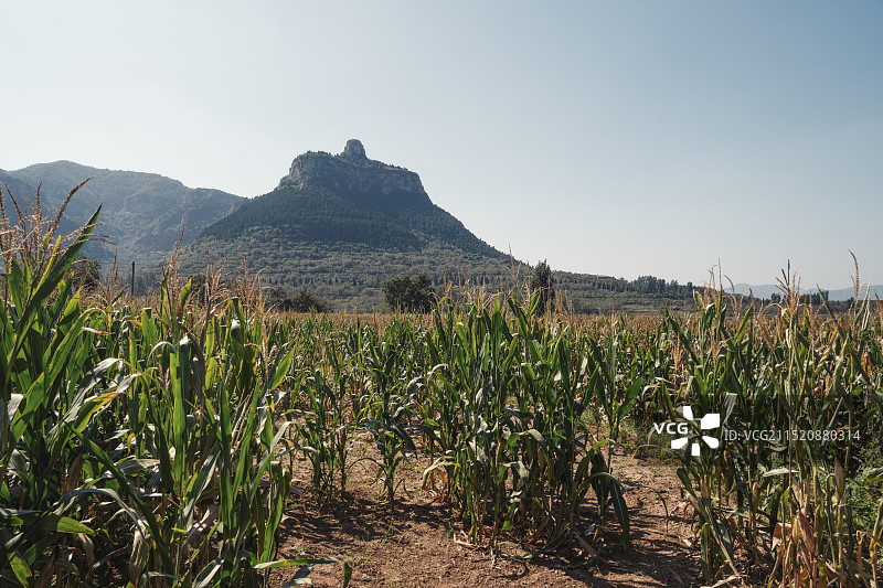 山东济南长清区鸡鸣山图片素材