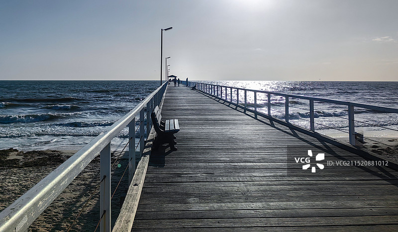 青岛海滨栈桥图片素材