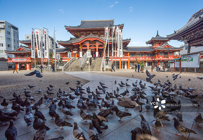 日本名古屋市大须观音寺图片素材