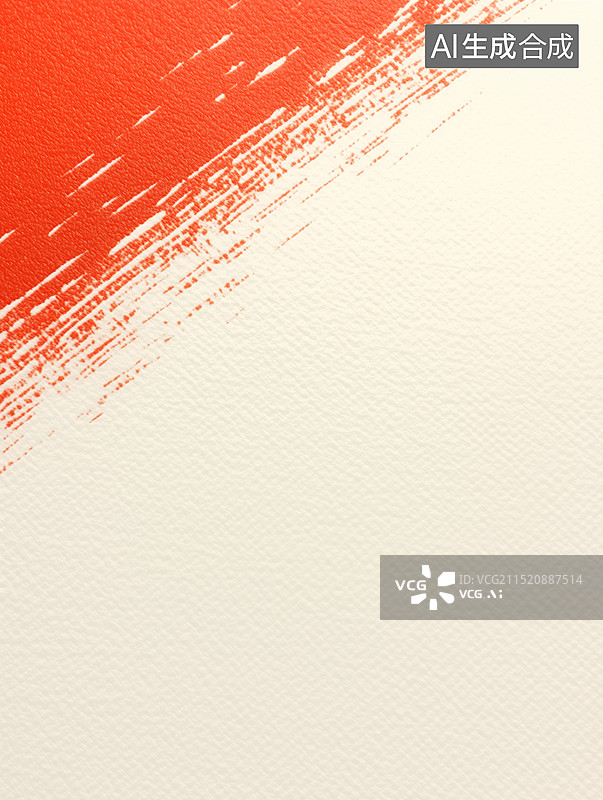 【AI数字艺术】白色背景上红色油漆的特写镜头图片素材