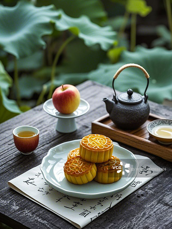 中秋节月饼图片素材