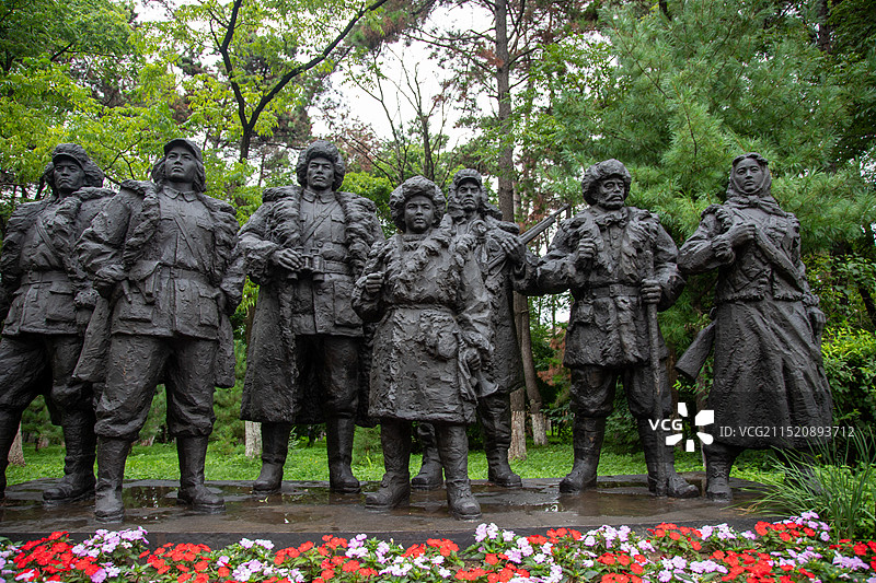通化杨靖宇烈士陵园图片素材