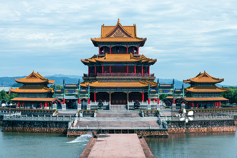 横店圆明新园图片素材