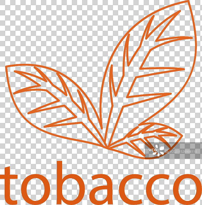 烟叶标志图片素材