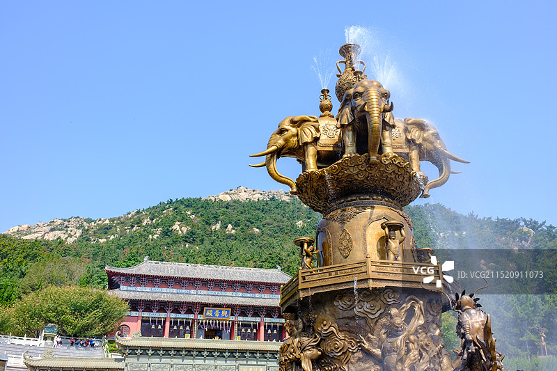 威海荣成赤山风景名胜区图片素材