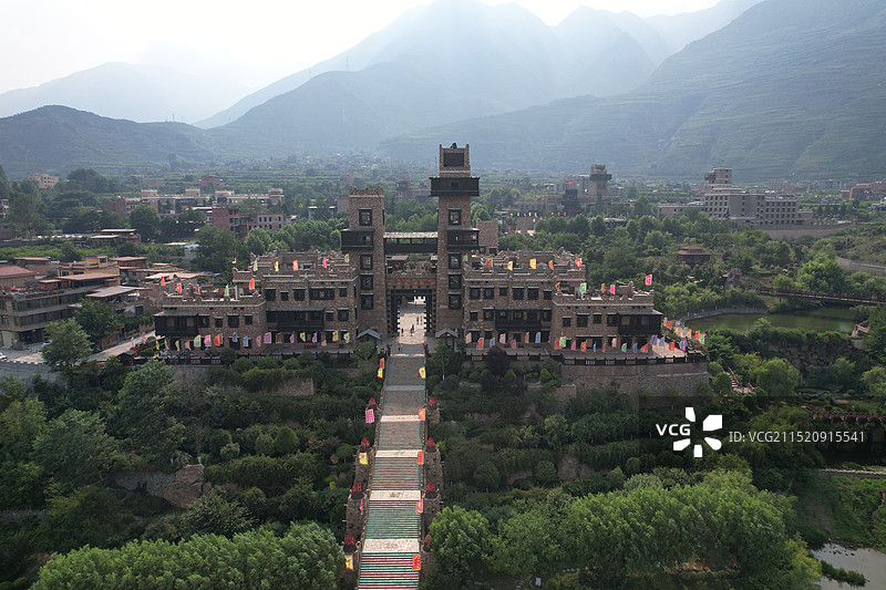 阿坝茂县中国古羌城景区图片素材